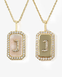 Love Letters Double Sided Necklace Gold