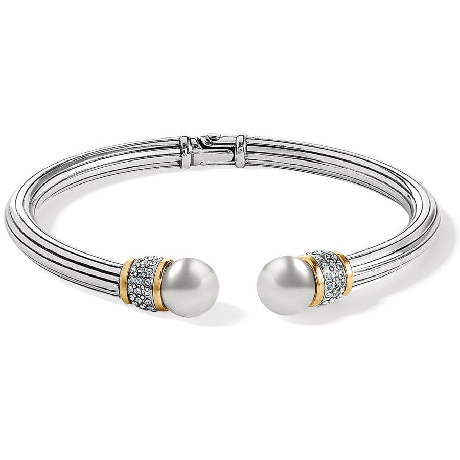 Meridian Gold/Silver Open Hinged Bangle