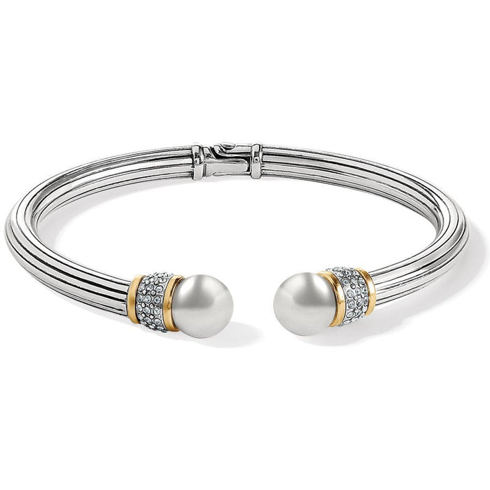 Meridian Gold/Silver Open Hinged Bangle
