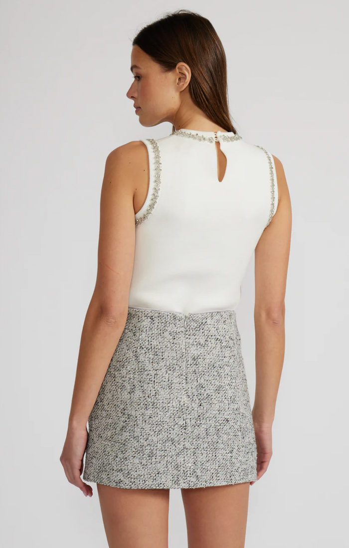 Giana Crystal Trim Top