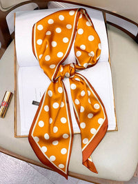 Vintage Polka-Dot Striped Printed Scarf