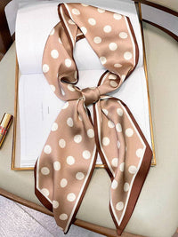 Vintage Polka-Dot Striped Printed Scarf