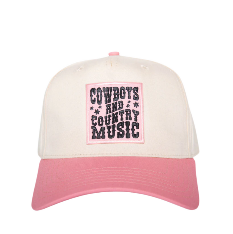 Cowboys and Country Music Patch Hat