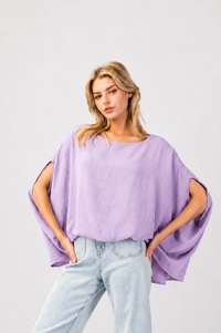 EE:SOME Solid Dolman Sleeve Top