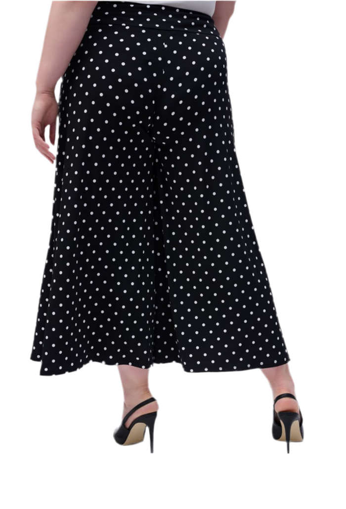 Joseph Ribkoff Dot Print Culotte Pants