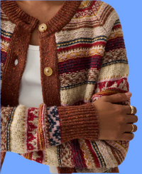 Faherty Marley Fairisle Cardigan