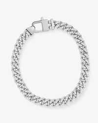 Pavé Julian Cuban Chain Bracelet - Gold