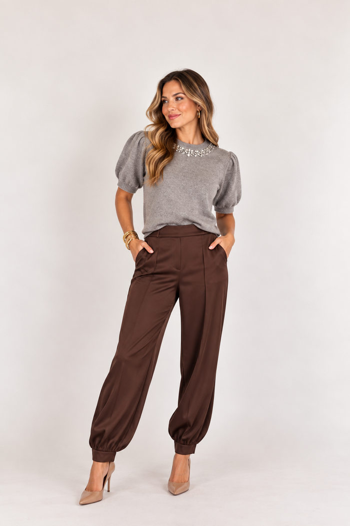 Janey Satin Pant