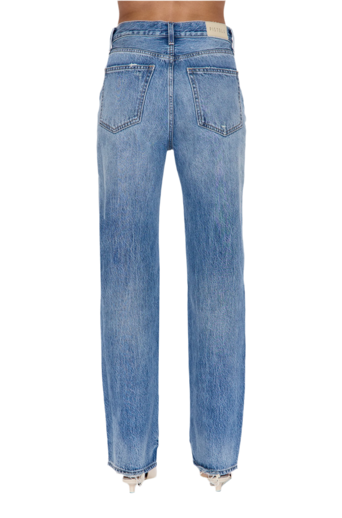Pistola Cassie Super High Rise Straight Jeans