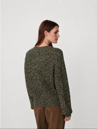 Patricia Knit Cardigan- Ponderosa Pine Fleck