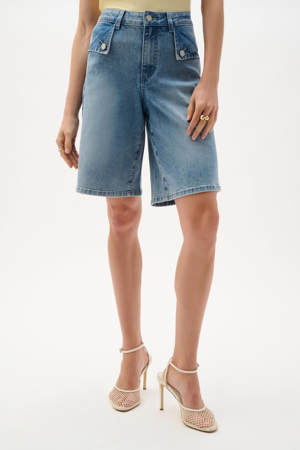Joseph Ribkoff Repreve® Denim Straight Jean Shorts
