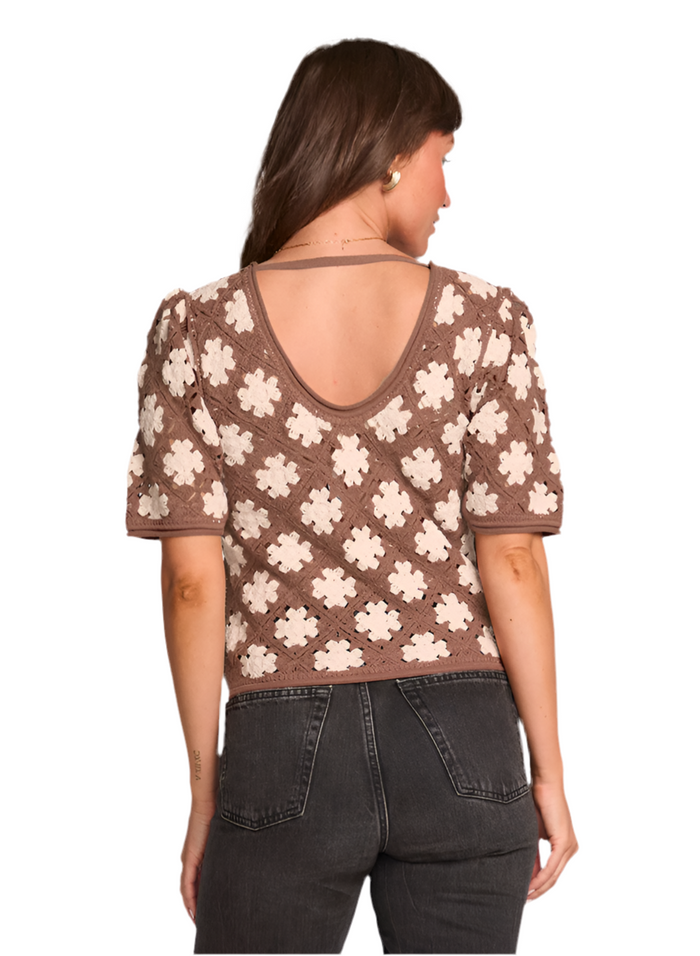 Saltwater Luxe Crochet Emma Sweater