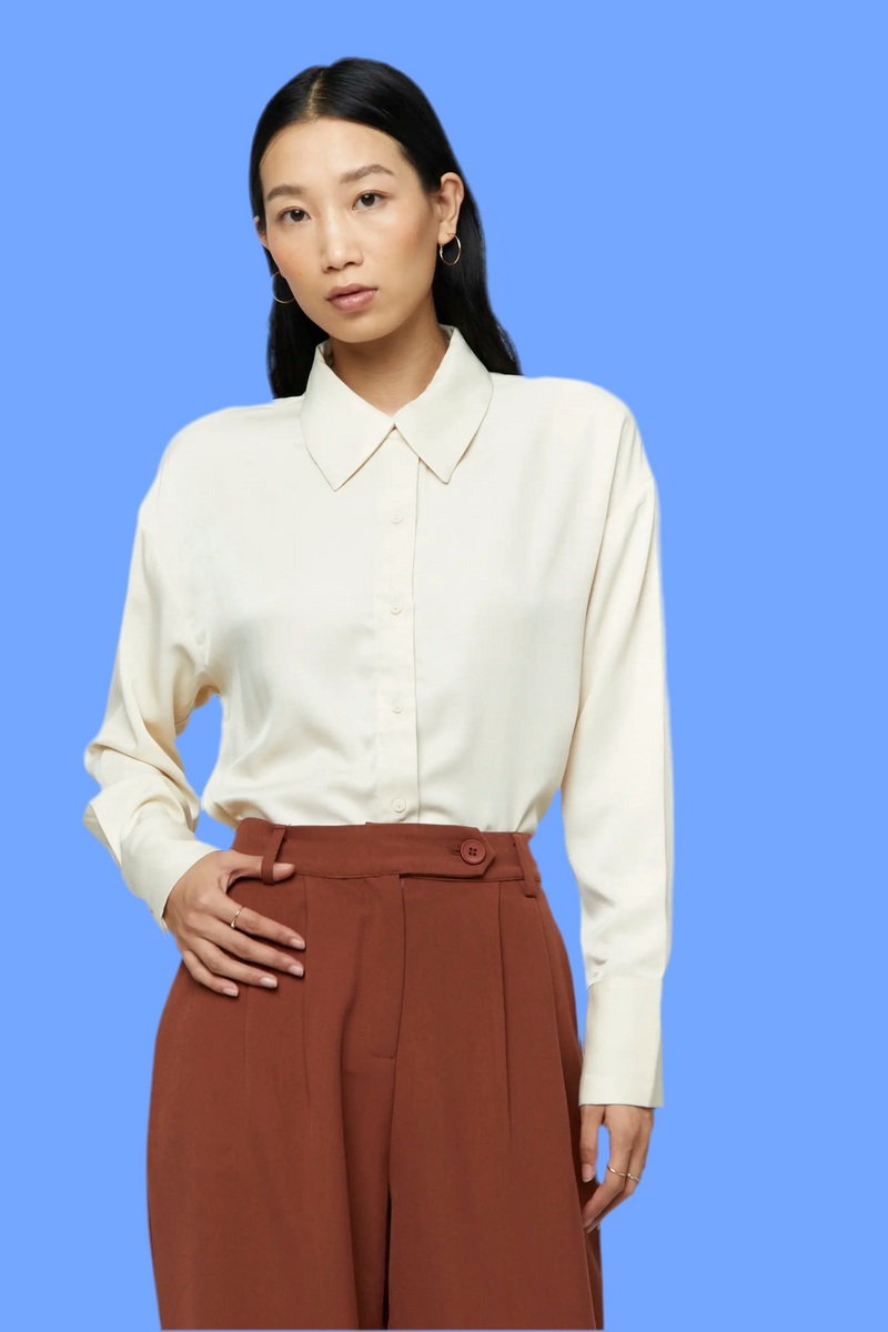 Crème Button Up Shirt