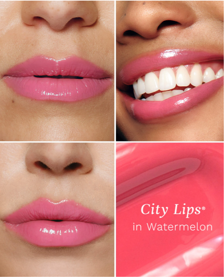 City Lips Plumping Lip Gloss- Watermelon