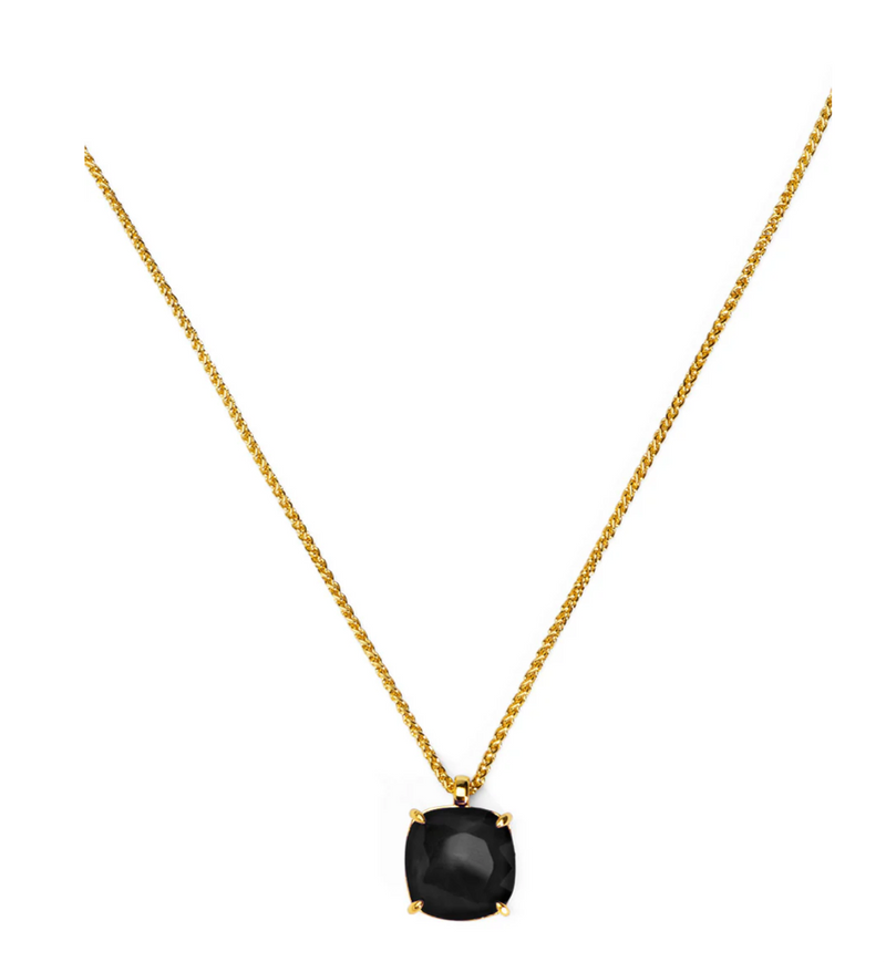 Square Crystal Short Necklace