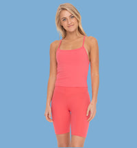 Paradise Pink Sports Crop Tank