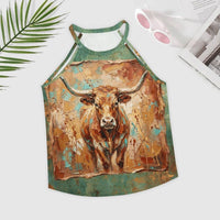 Baha Ranch Lonely Bull Western Tank Top