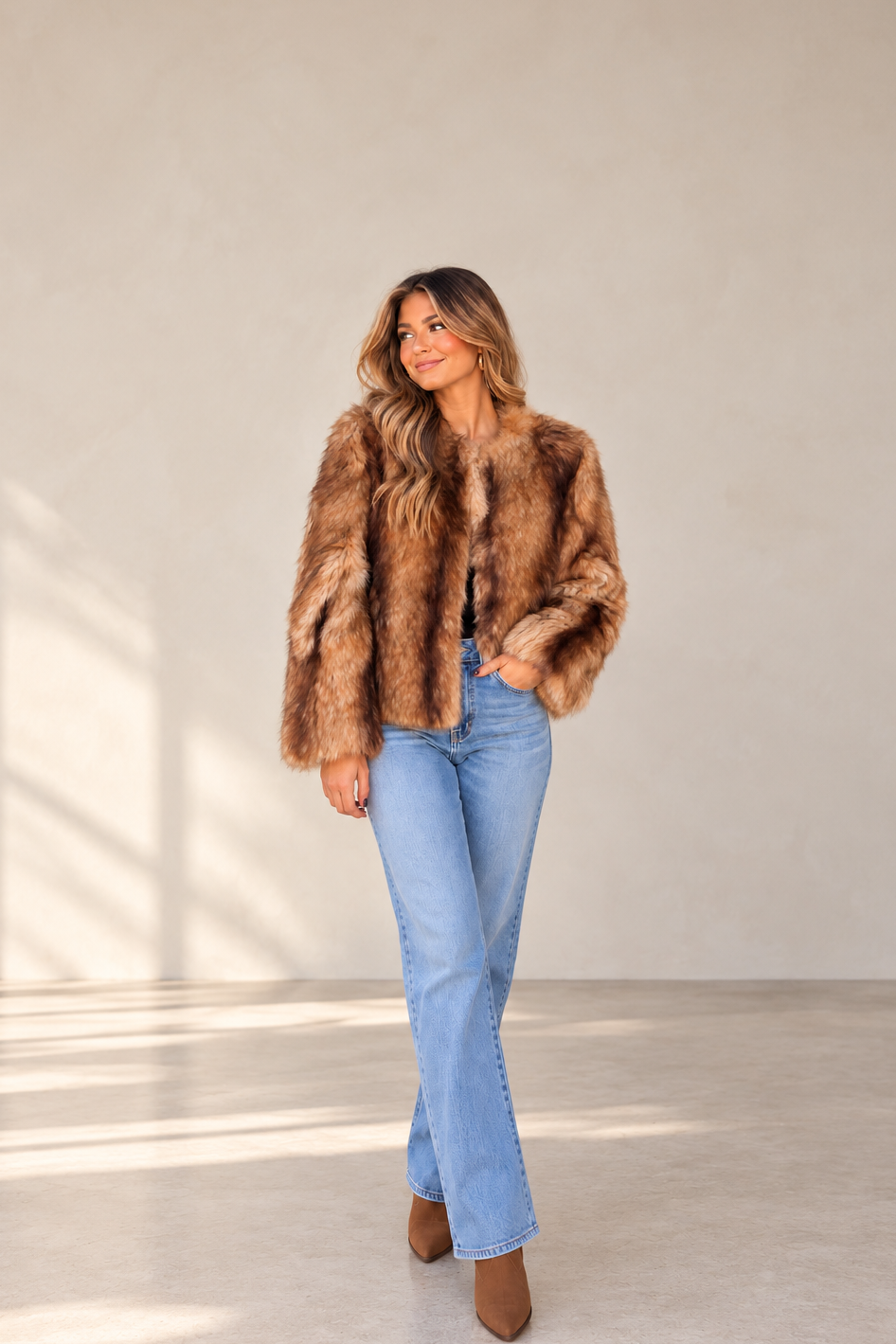 Carrie Faux Fur Jacket