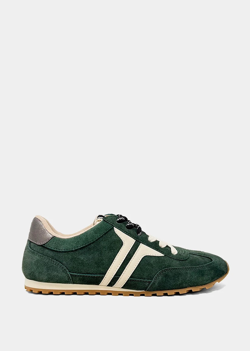 Shushop - Sarah Forest Green Suede