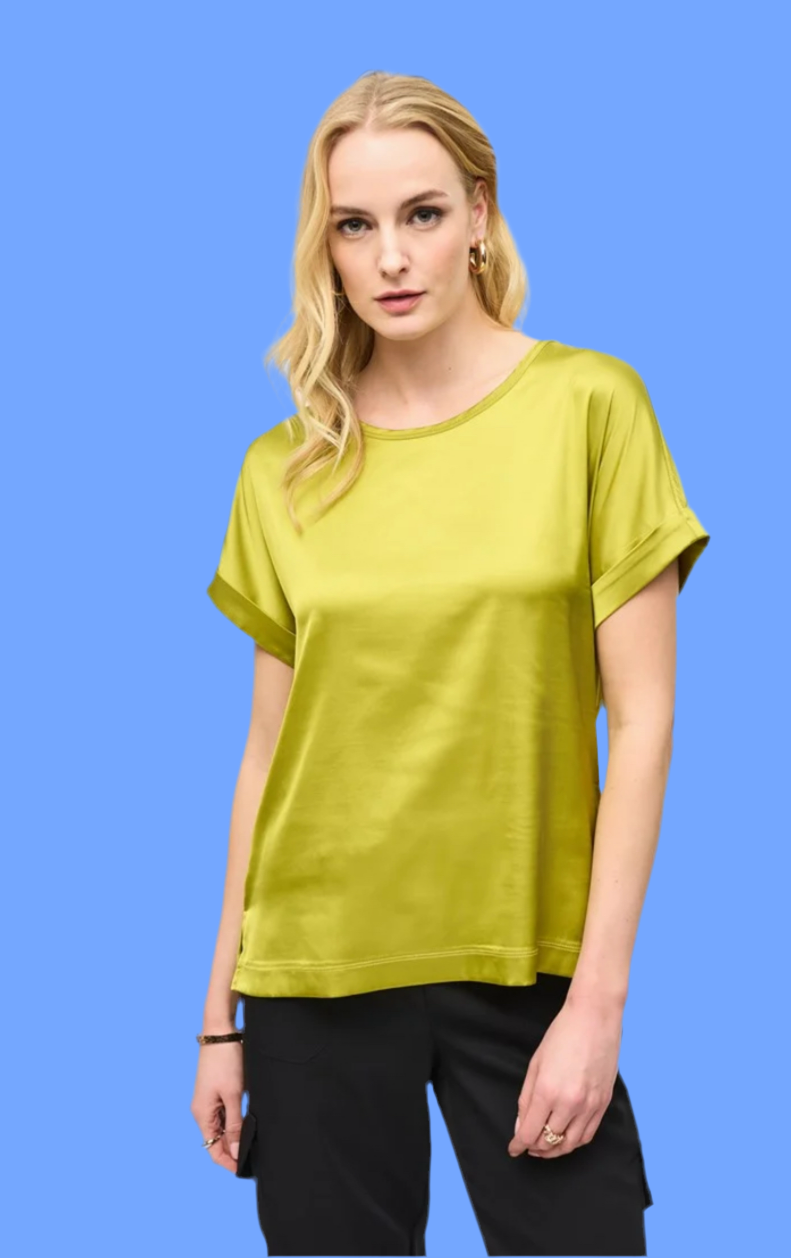 Joseph Ribkoff Chartreuse Top