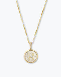 Baby Love Letters Medallion Necklace 12mm