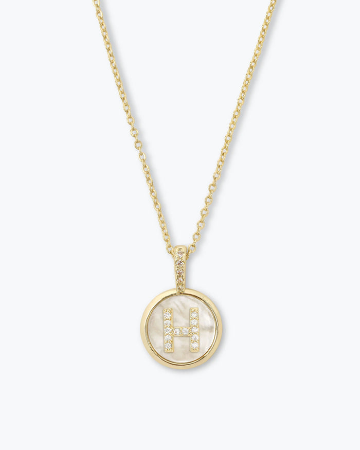 Baby Love Letters Medallion Necklace 12mm
