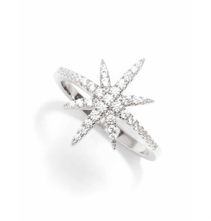 Crystal Starburst Ring