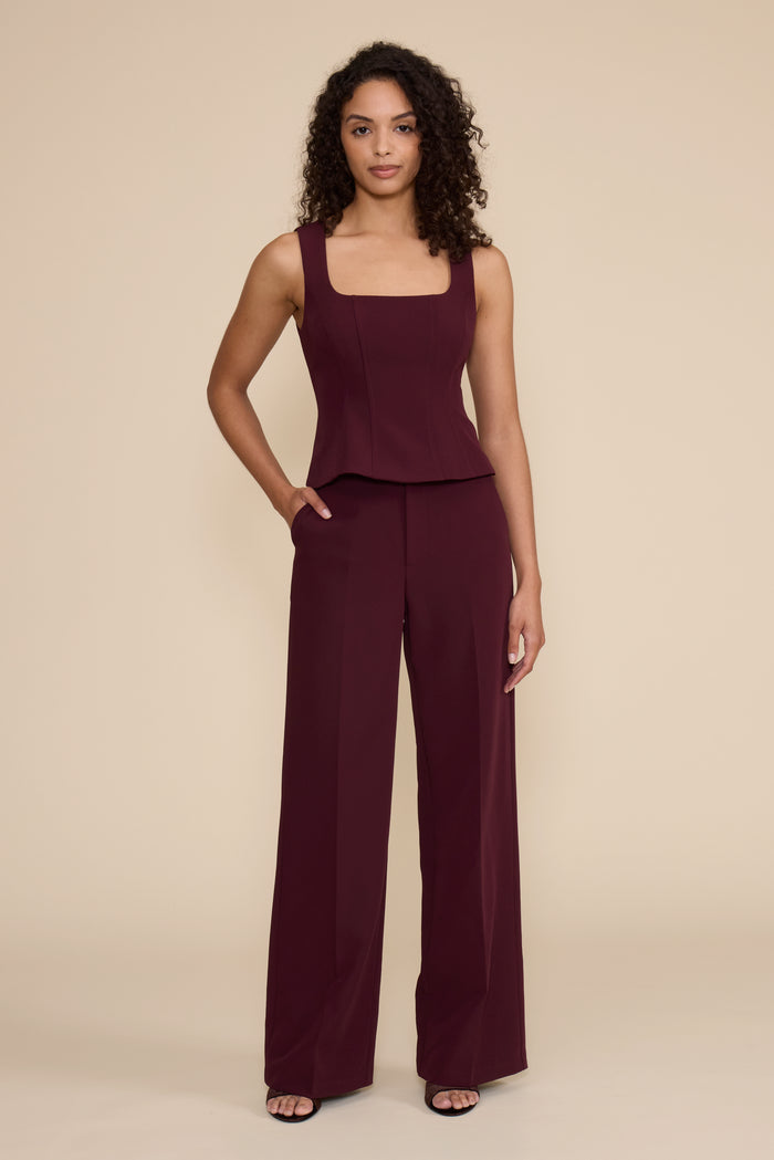 Wine Valli Pants