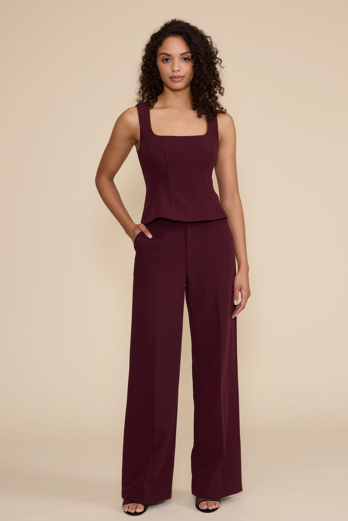 Wine Valli Pants