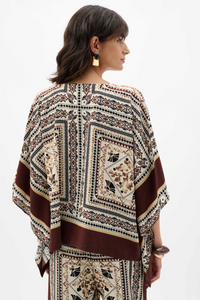 Joseph Ribkoff Georgette Printed Poncho Top