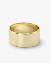 Atlas Thick Band Ring Gold