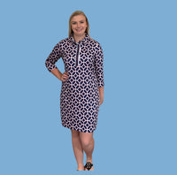 Gretchen Scott Navy Dress