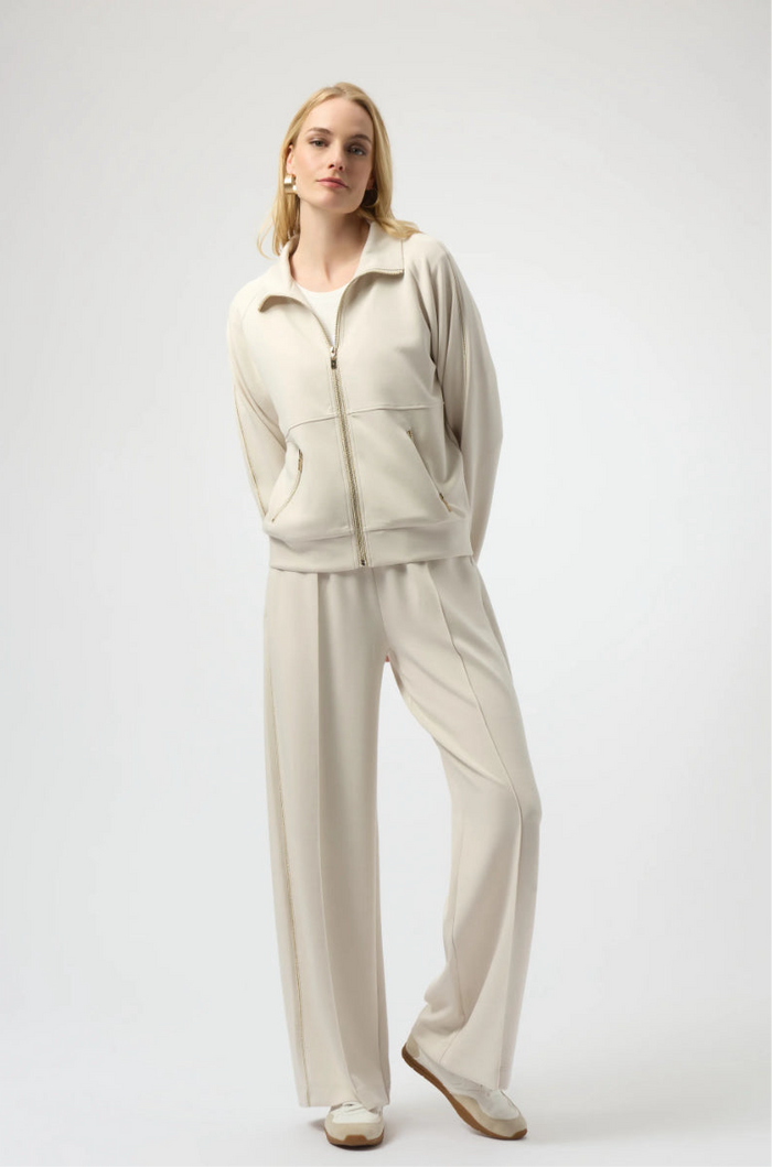 Joseph Ribkoff Scuba Jersey Funnel Neck Jacket