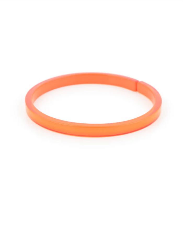 Skinny Resin Bracelet - Orange