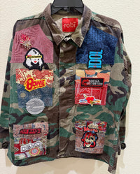 Long Sleeve Camo Jacket Long Rock- Medium