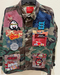 Long Sleeve Camo Jacket Long Rock- Medium