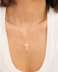 Melinda Maria “Oh She Fancy" Small Cross Pendant