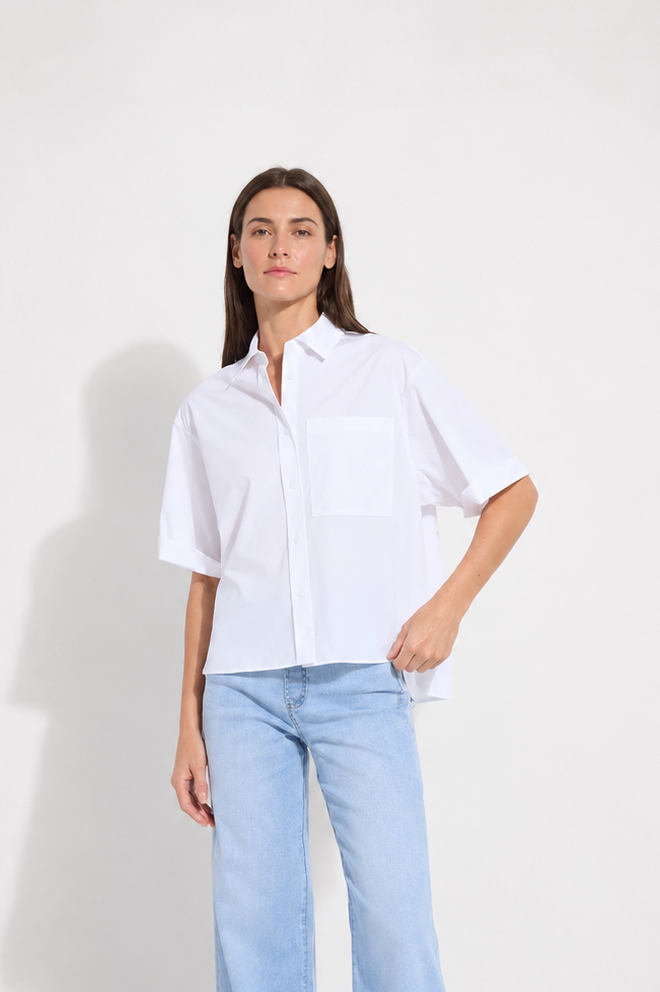 Lysse Corina Oversized Cropped Shirt