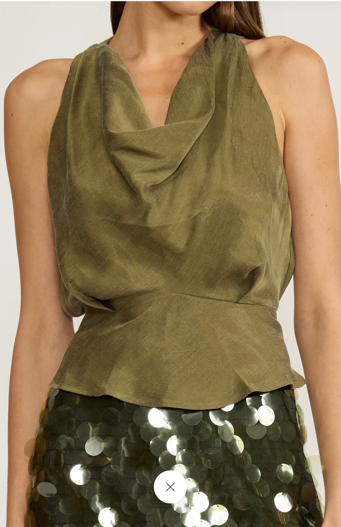 Lex Halter Wrap Top
