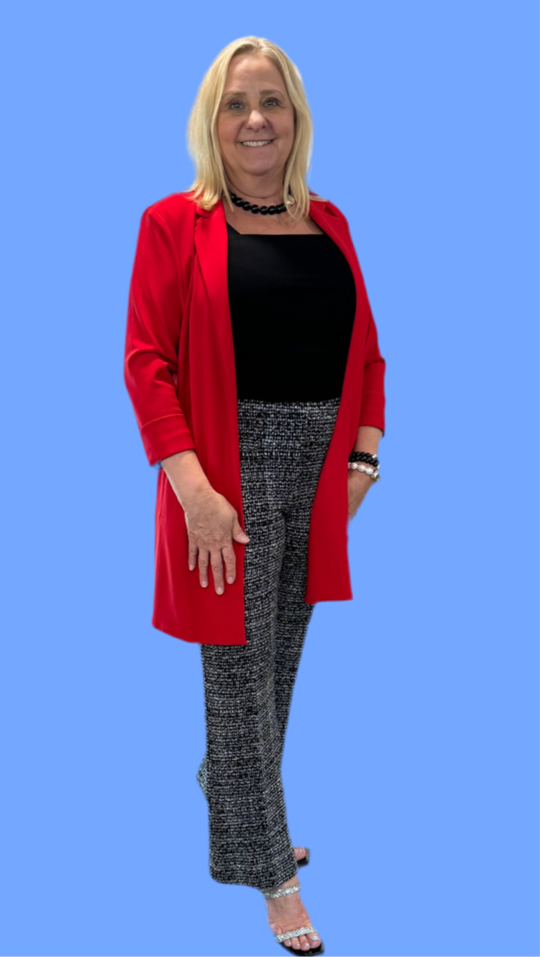 Joseph Ribkoff Lipstick Red Blazer