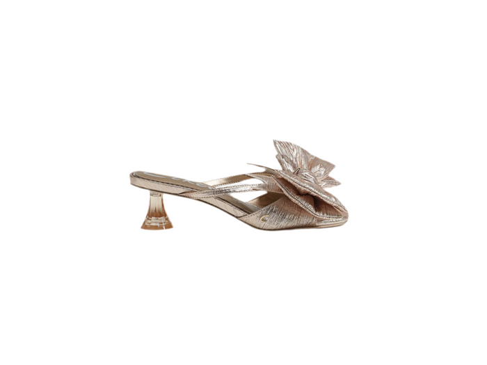 Natalina Kitten Heel Mule