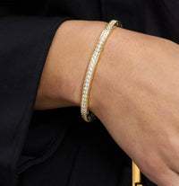 Ashley Pave Gold Cuff Bracelet Melinda Maria