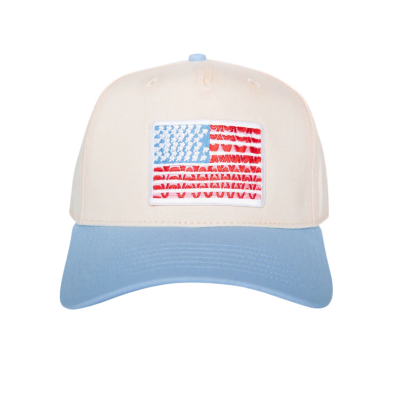 American Flag Vintage Style Hat