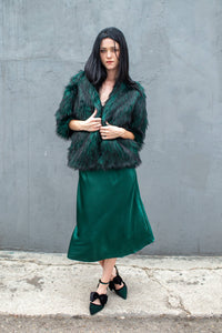 Shadow Spruce Faux Fur Jacket