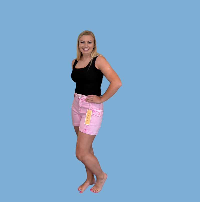 Risen Acid Pink Shorts