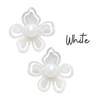 Julia Resin Flower Earrings