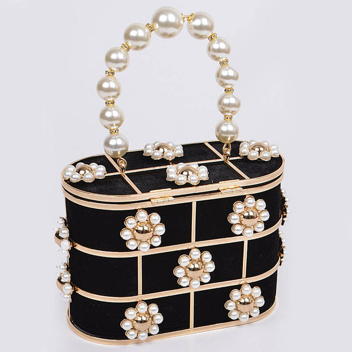 FLOWER BEADS ATTACHED W BENTO BAG