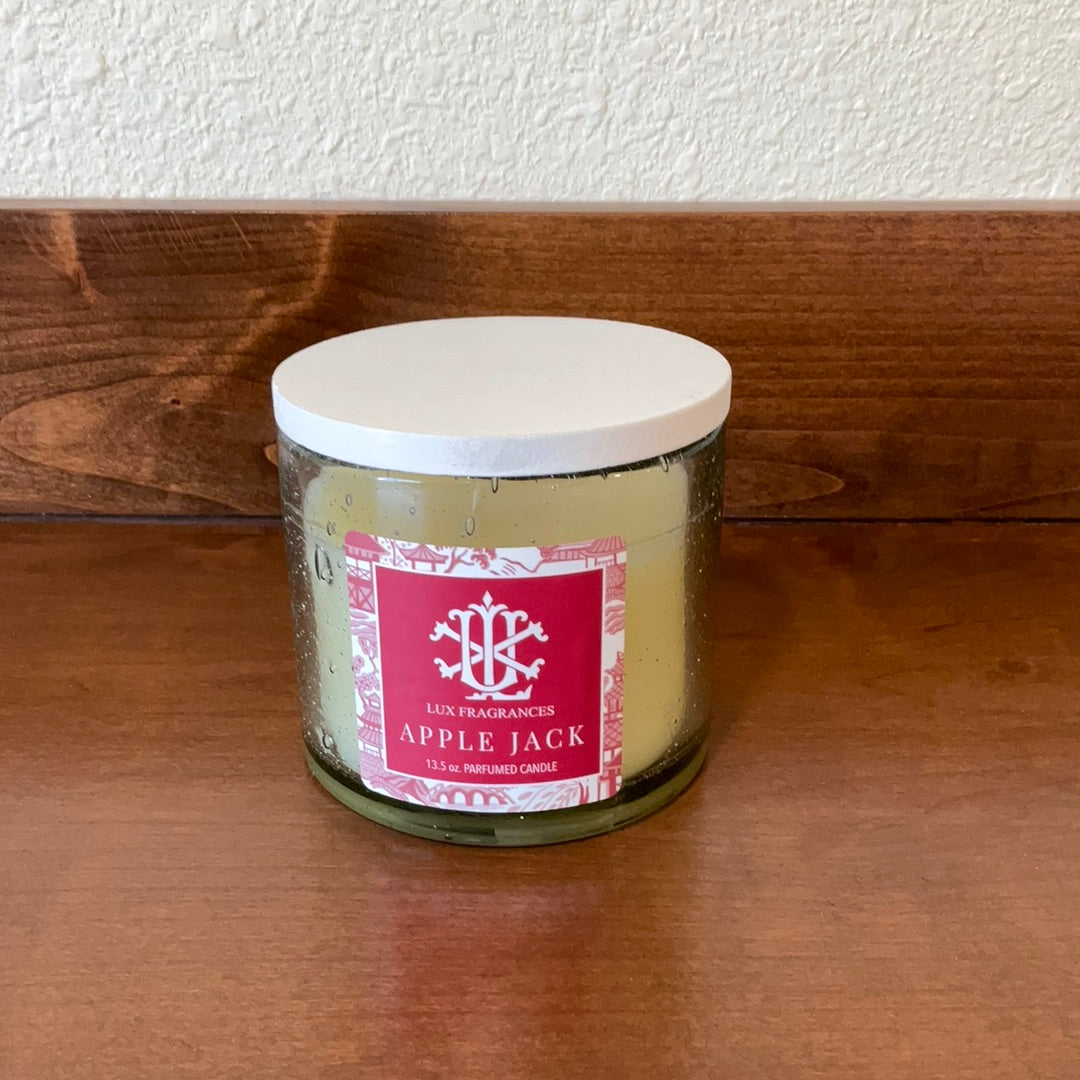 Lux apple jack candle