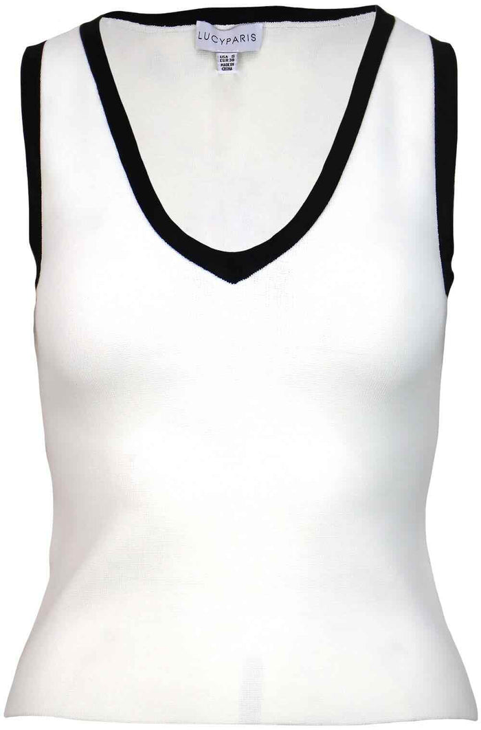 Nancy V Neck Knit Top