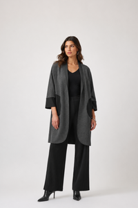 Joseph Ribkoff- Scuba Jersey Straight Cover-Up